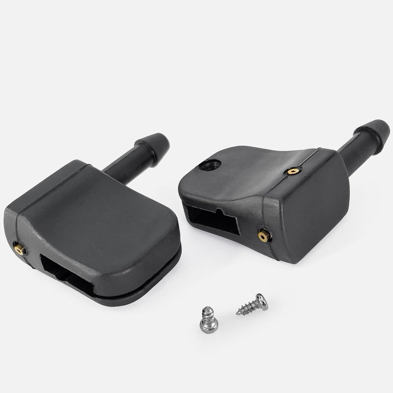 Click&Fit 3-way Adjustable Windshield Washer Nozzles replacement for Peterbilt, Dodge Sprinter, Ford Transit, Freightliner, VW Crafter – Windshield sprayers for 10-12mm (0.4-0.47") Wiper Arm by - Image 3